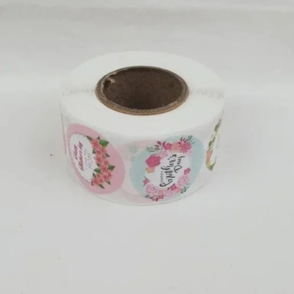 500 Pieces Roll Mothers Day Sealing Sticker